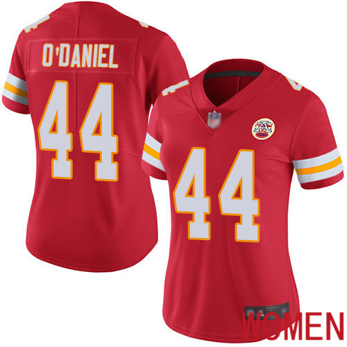 Women Kansas City Chiefs #44 ODaniel Dorian Red Team Color Vapor Untouchable Limited Player Nike NFL Jersey->women nfl jersey->Women Jersey